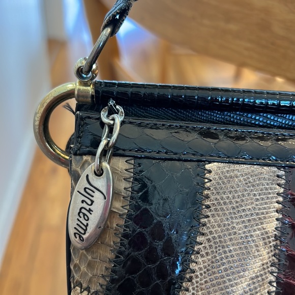 70s “Bags by Supreme” Exotic Patchwork Genuine Snakeskin/Python/Lizard Hand-Bag - Picture 3 of 16